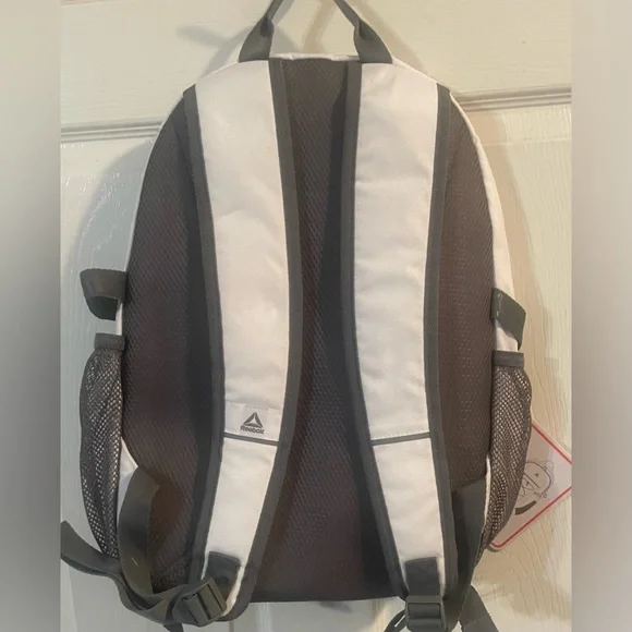 Reebok White and Gray Backpack with Teal Accents! NWT! - Picture 4 of 9